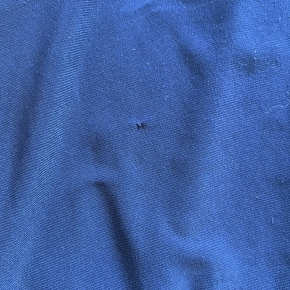 Ralph Lauren Navy Blue Draped Sheath Dress Cap Sleeve Ruched Midi Classic Size 2 - Picture 4 of 9